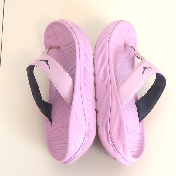 Hoka One One Sandals Women's Size11 Purple Comfort Casual Thong Flip Flops - Picture 6 of 10